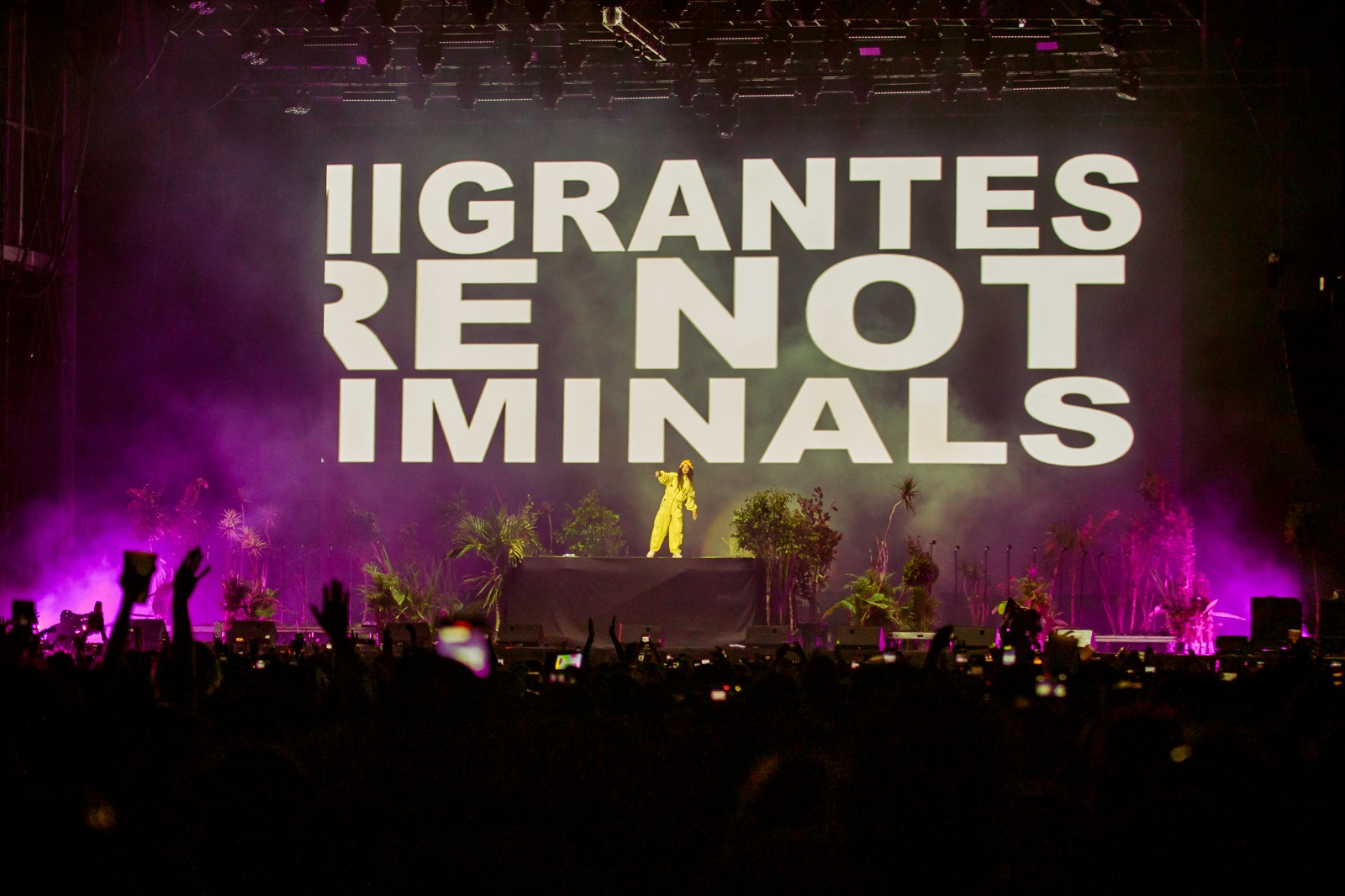 M.I.A. Inmigrantes festival Ceremonia