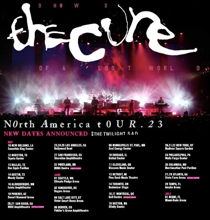 The Cure Robert Smith tour