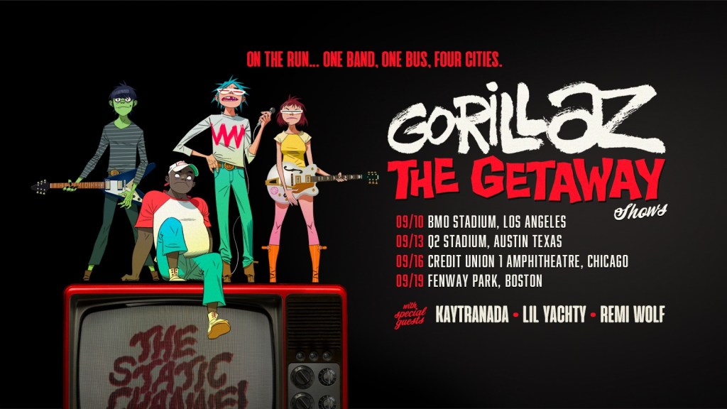 The Getaway Shows Gorillaz