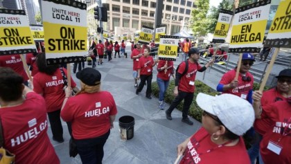 Huelga de empleados en hoteles de California