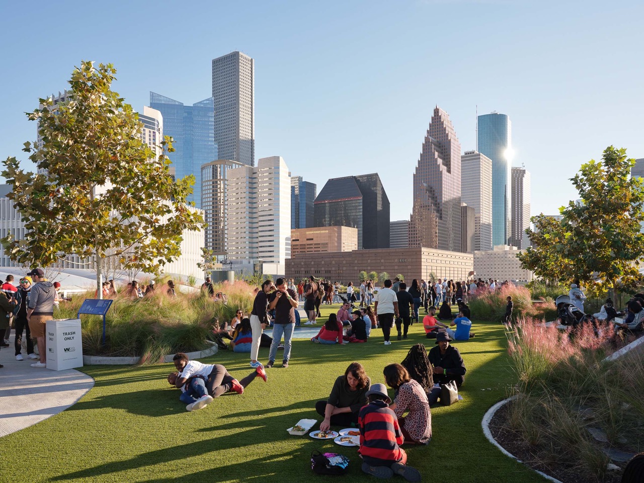 La terraza de Post Houston