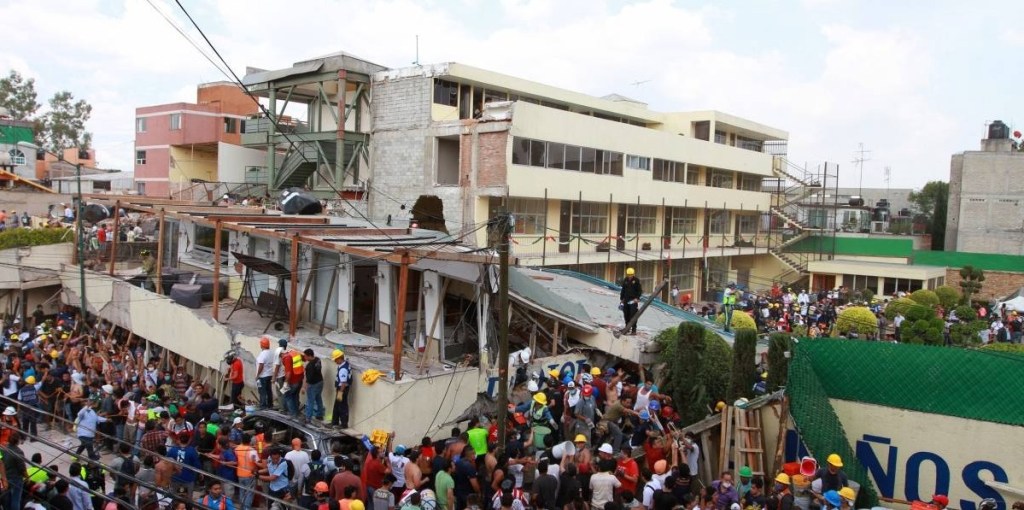terremoto 19 de septiembre 2017 colegio Rébsamen