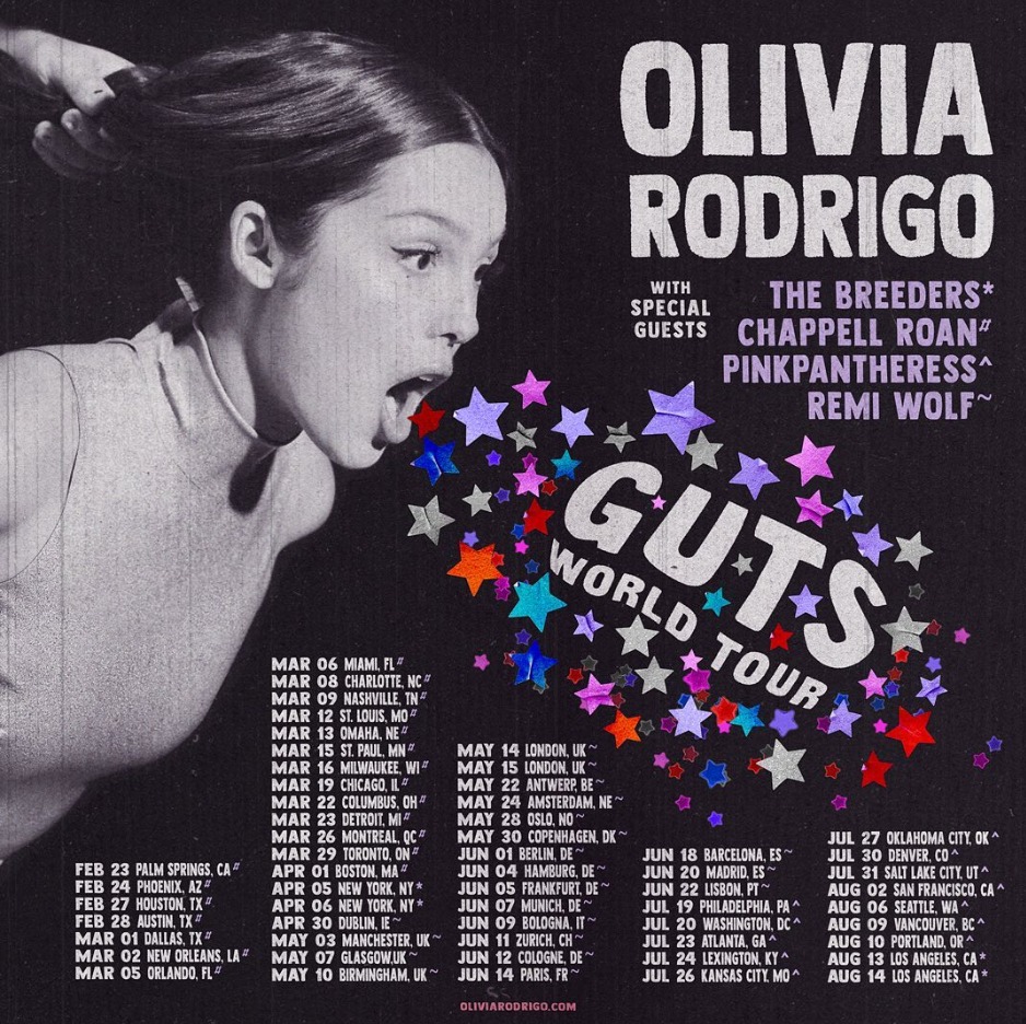 GUTS World Tour Olivia Rodrigo