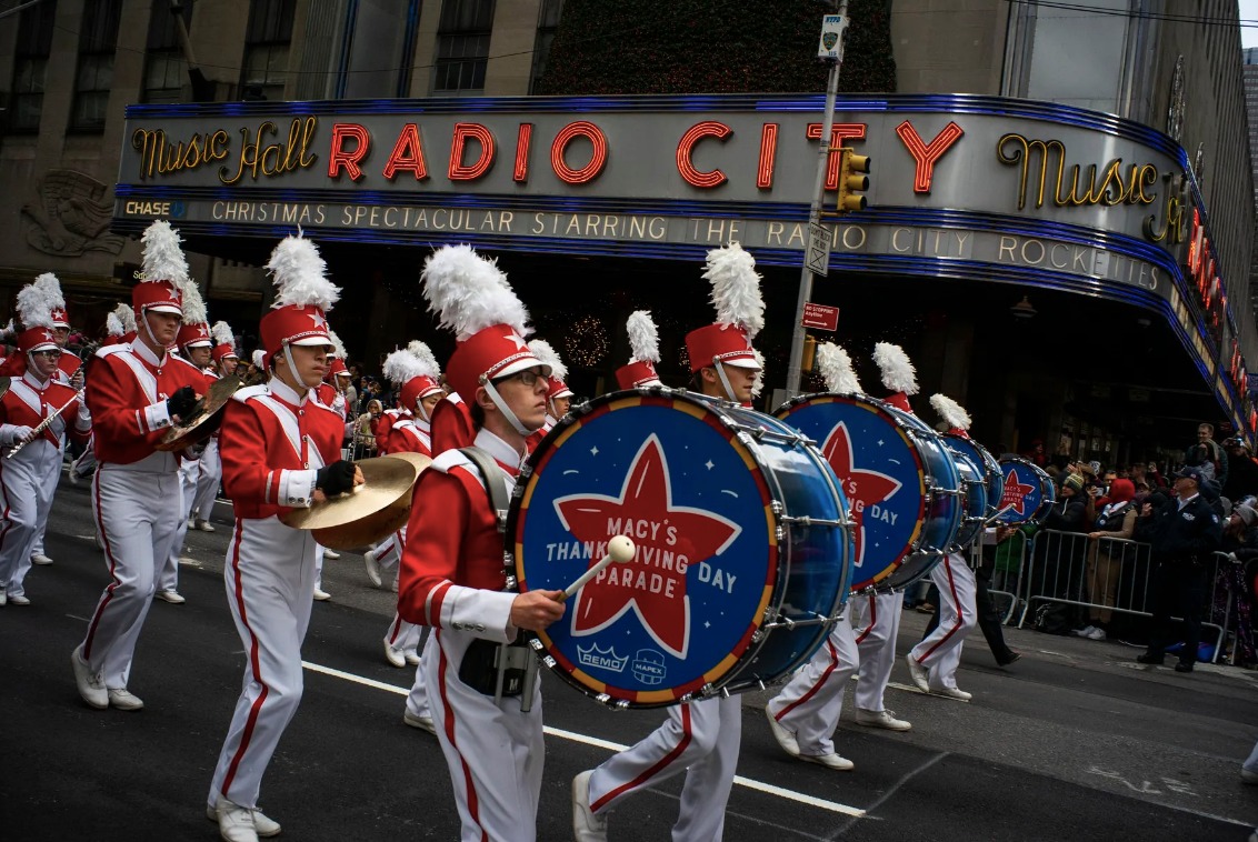 desfile de Thanksgiving Day en Nueva York