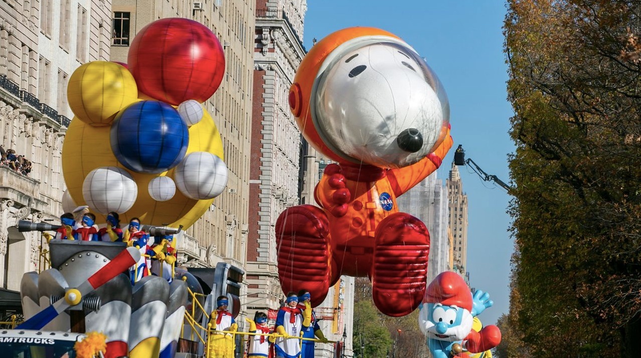 desfile de Thanksgiving Day en Nueva York