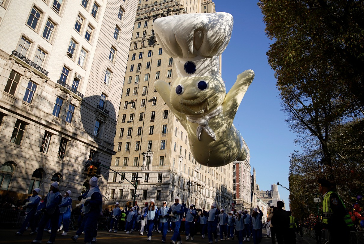 desfile de Thanksgiving Day en Nueva York