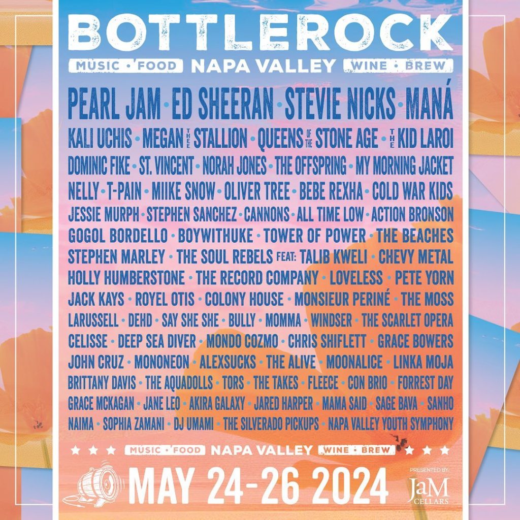 bottle rock napa valley 2024 lineup