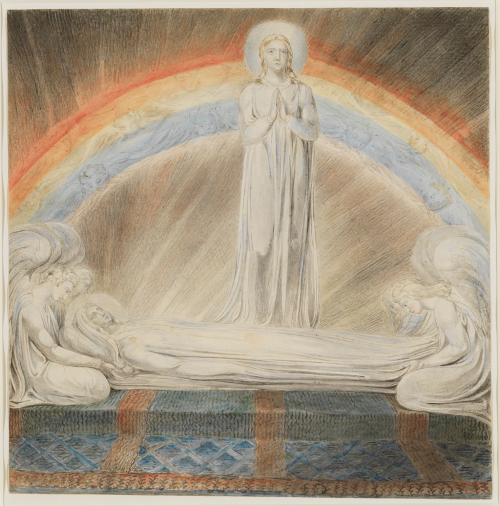 The Death Of The Virgin de William Blake