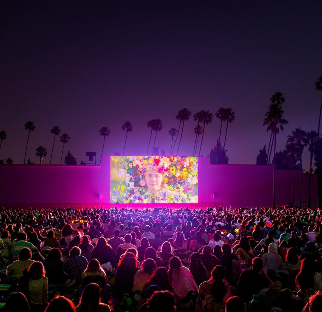 cine al aire libre en California California cine