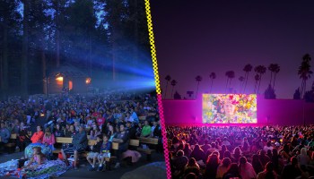 cine al aire libre en California California cine