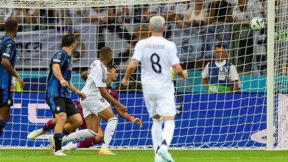 Primer gol de Mbappé con Real Madrid