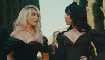 Sabrina Carpenter y Jenna Ortega se enfrentan a muerte en el video de "Taste"