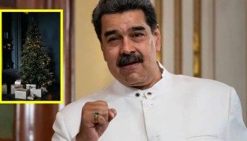 Nicolás Maduro adelanta la Navidad en Venezuela.