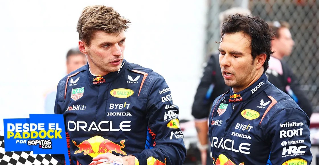 Checo Pérez y Max Verstappen en Red Bull