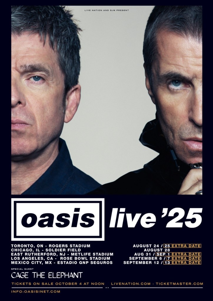 Oasis Oasis Live '25 Liam y Noel Gallagher