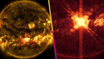 La espectacular explosión y llamarada solar captada por la NASA en video