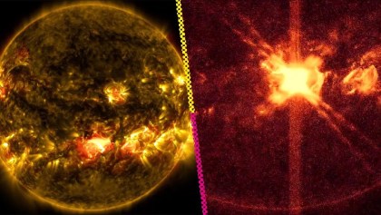 La espectacular explosión y llamarada solar captada por la NASA en video