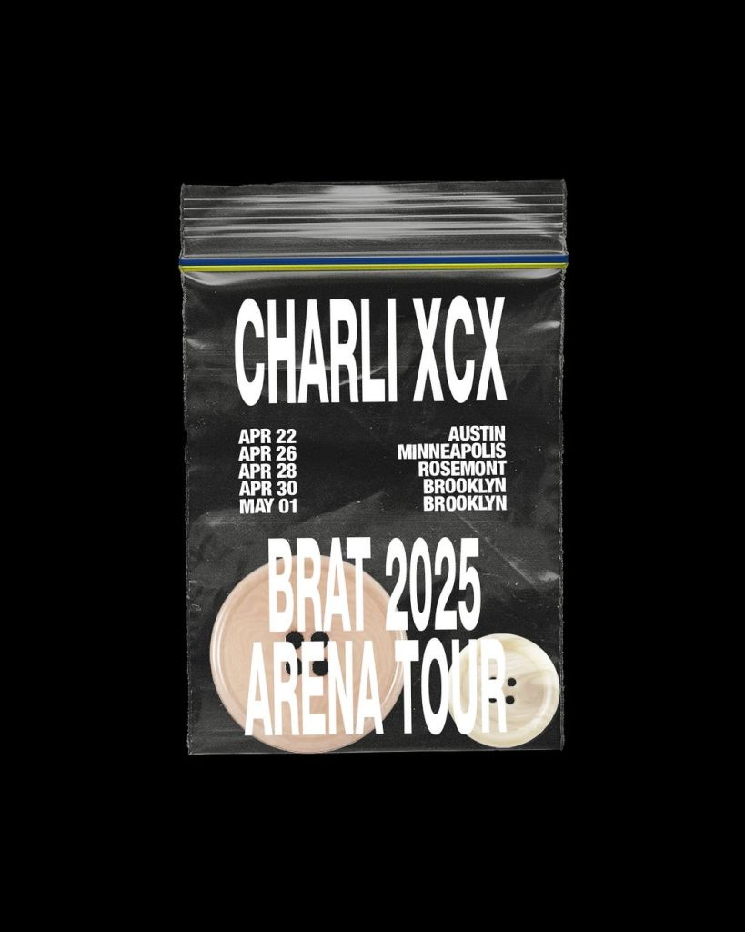 Charli XCX BRAT 2025 ARENA TOUR