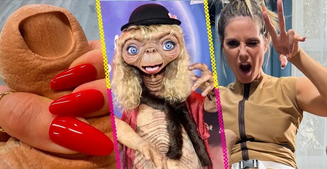 Heidi Klum aparece disfrazada de E.T. para Halloween