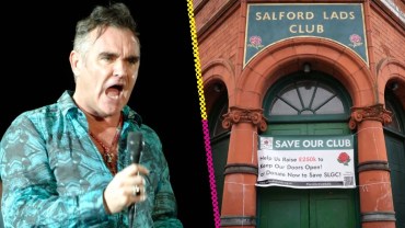 Morrissey dona 50 mil libras para salvar el 'Salford Lads Club' en Manchester