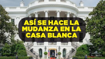 Cómo es la mudanza del nuevo Presidente a la Casa Blanca