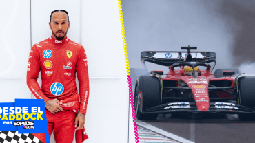 Lewis Hamilton choca en las pruebas de Ferrari