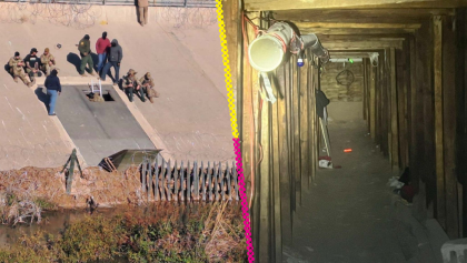 El túnel entre Ciudad Juárez y Texas para traficar migrantes y drogas