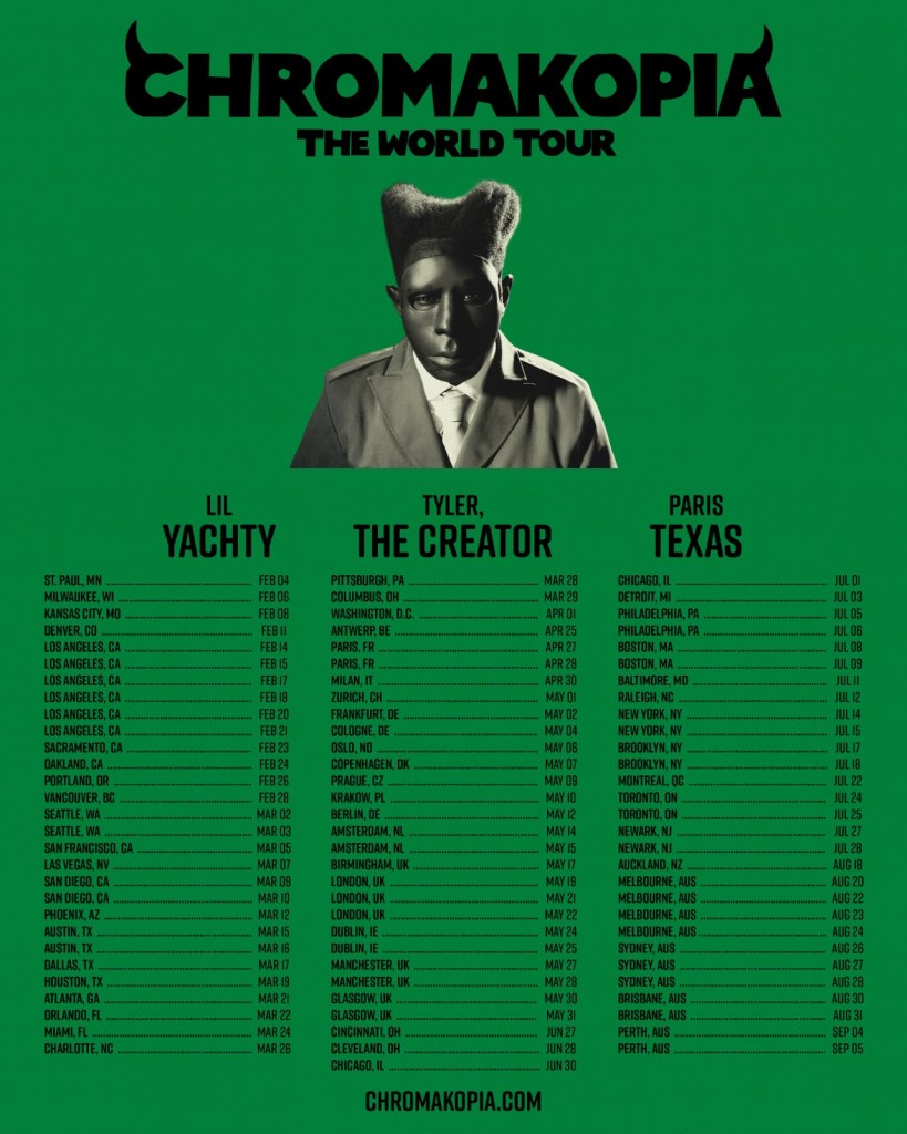 Tyler, the Creator CHROMAKOPIA World Tour