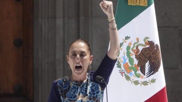 Claudia Sheinbaum en el Zócalo