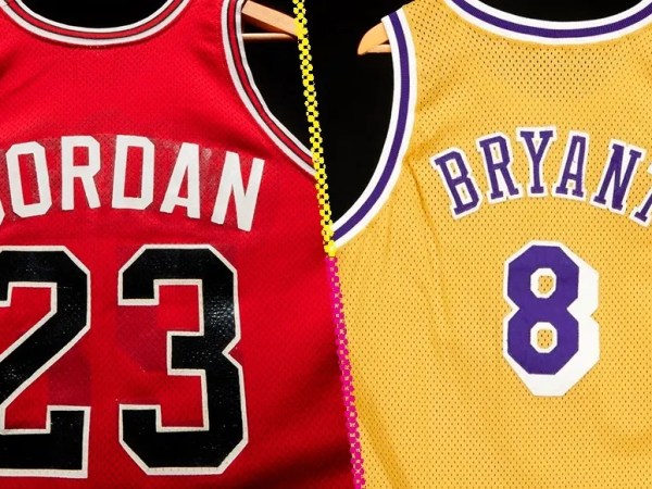 ¡Preparen las carteras! Subastarán jerseys de Michael Jordan y Kobe Bryant